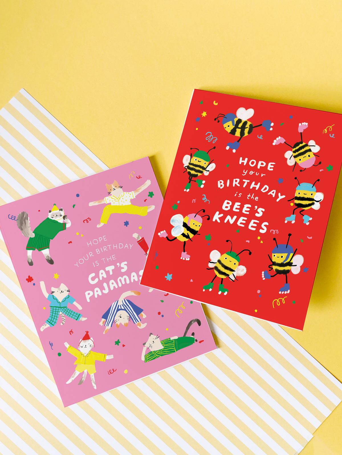Cat’s Pajamas Birthday Card