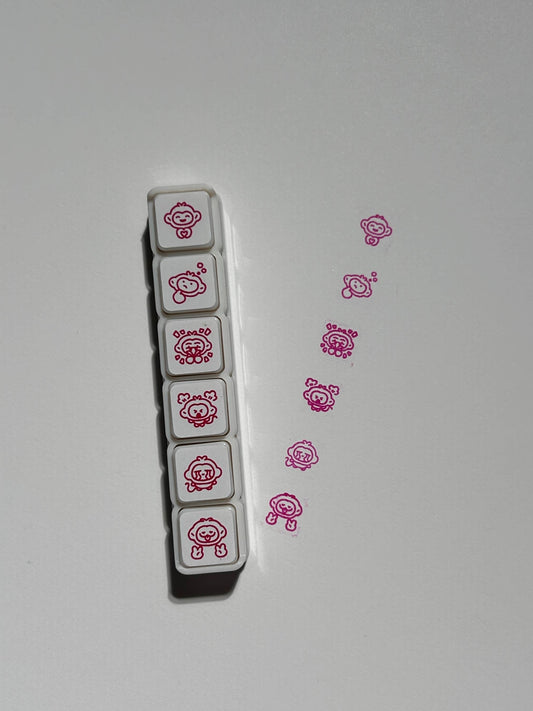 Monkey Button Stamps