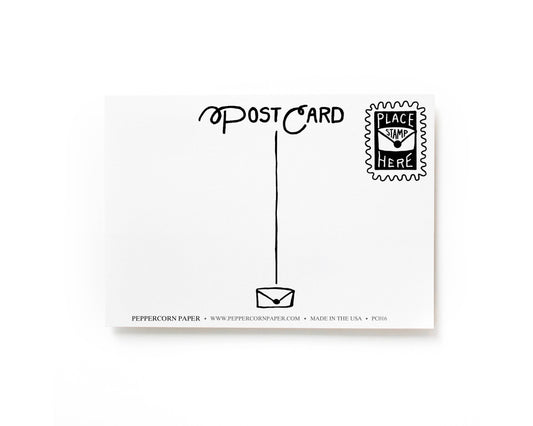 Look What The Wind Blew In Postcard
