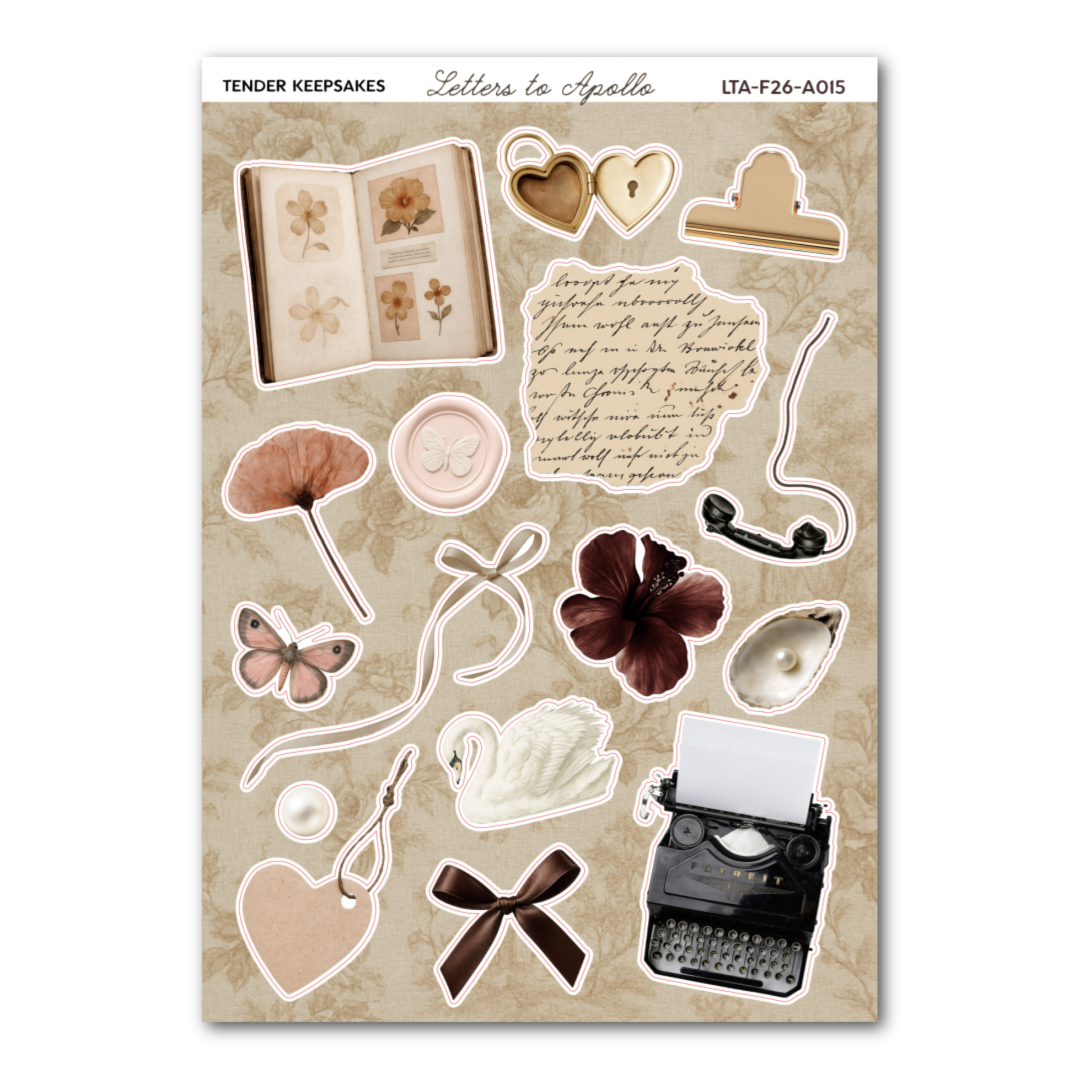 Tender Keepsakes Sticker Sheet