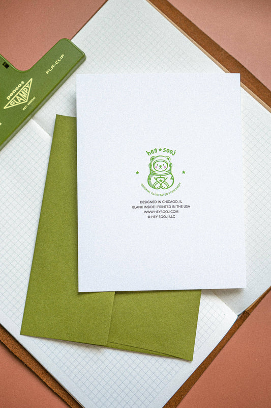 Coastal Blue Greeting Card