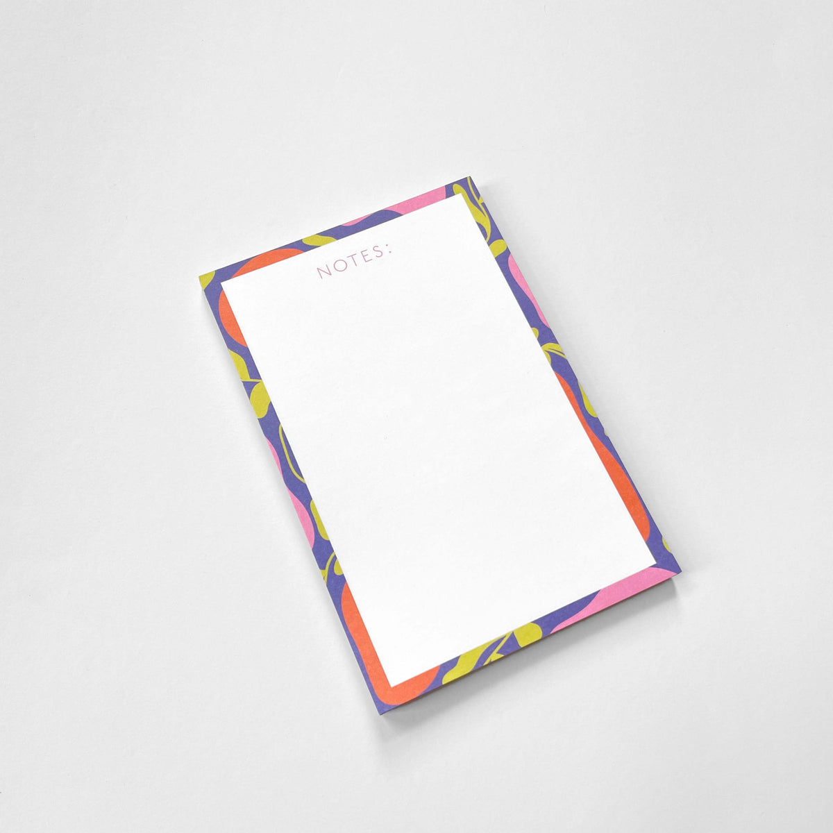 Abstract Floral Notepad