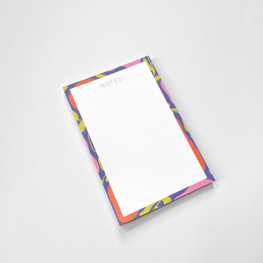 Abstract Floral Notepad