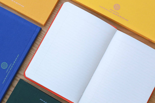 Flexi Linen Journal Persimmon