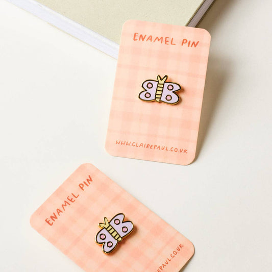 Butterfly Enamel Pin Badge