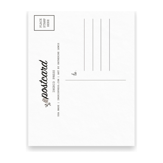 Garden Birthday Postcard