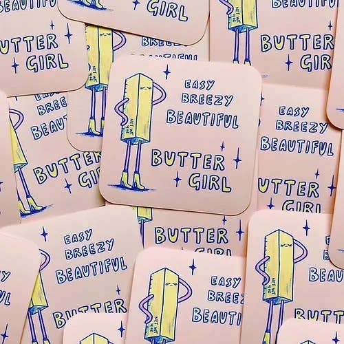 Butter Girl Sticker