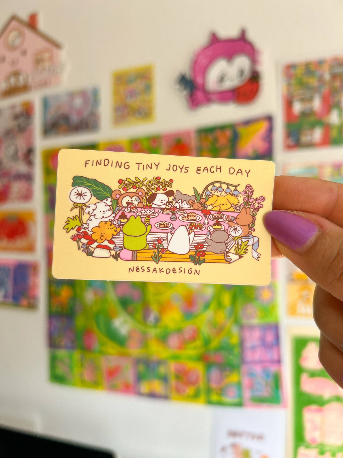 Tiny Joys Vinyl Waterproof Stickers