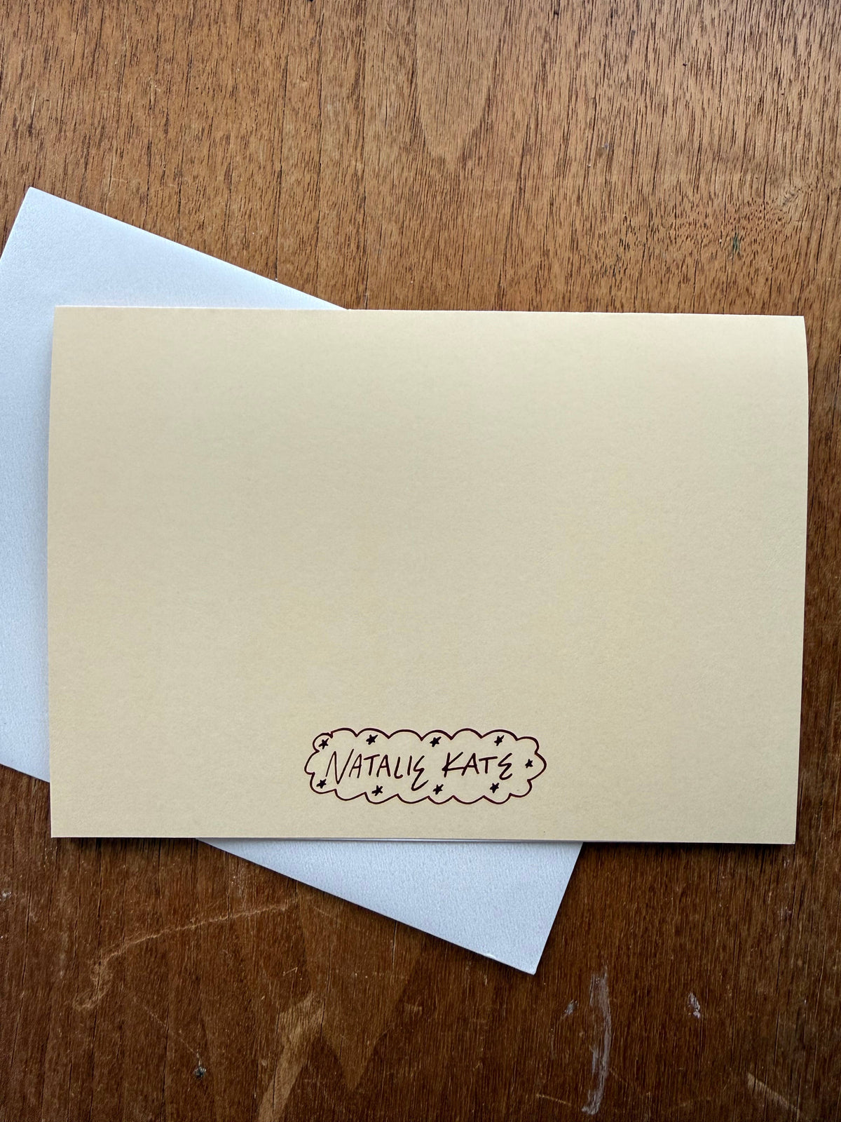 Plaid Bunny Thank You Card
