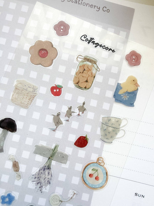 Cottagecore Sticker Sheet
