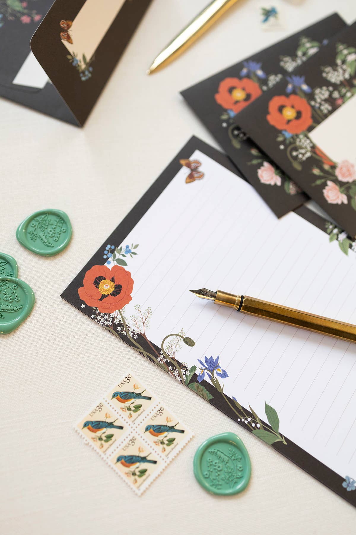 Wild Flowers Letter Writing Set