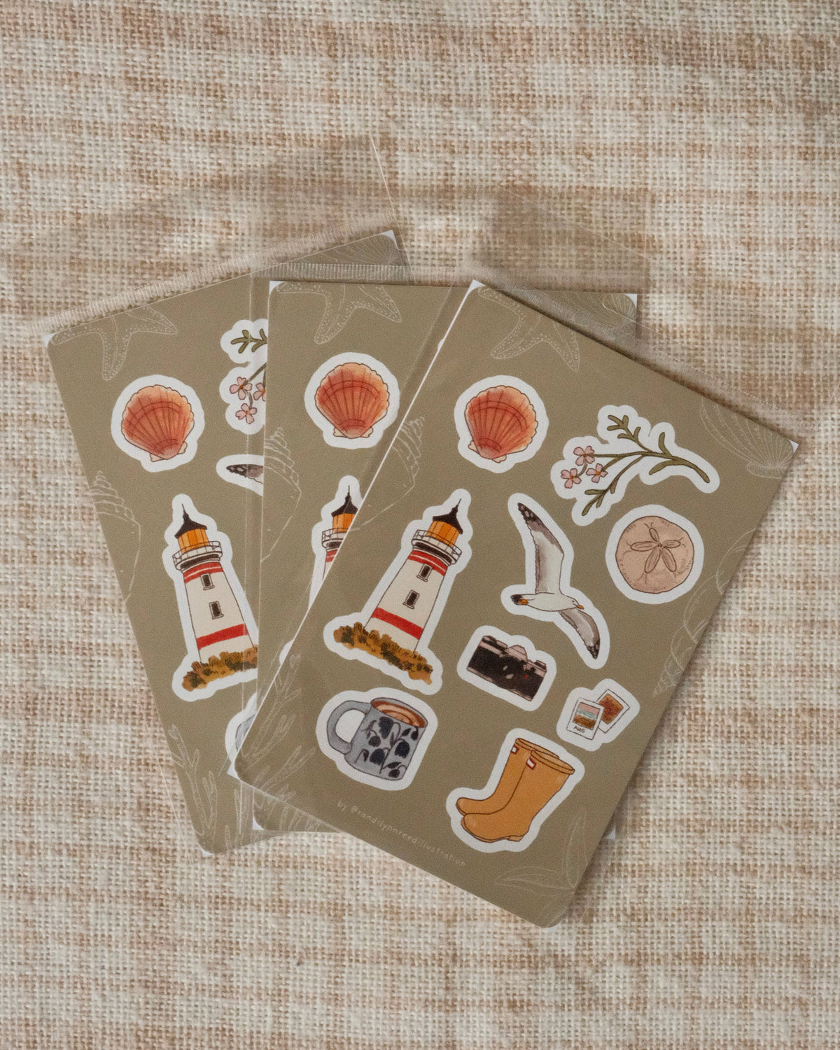 August Coast Sticker Sheet