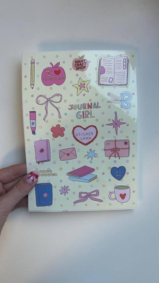 Crafty Girl Sticker Sheet
