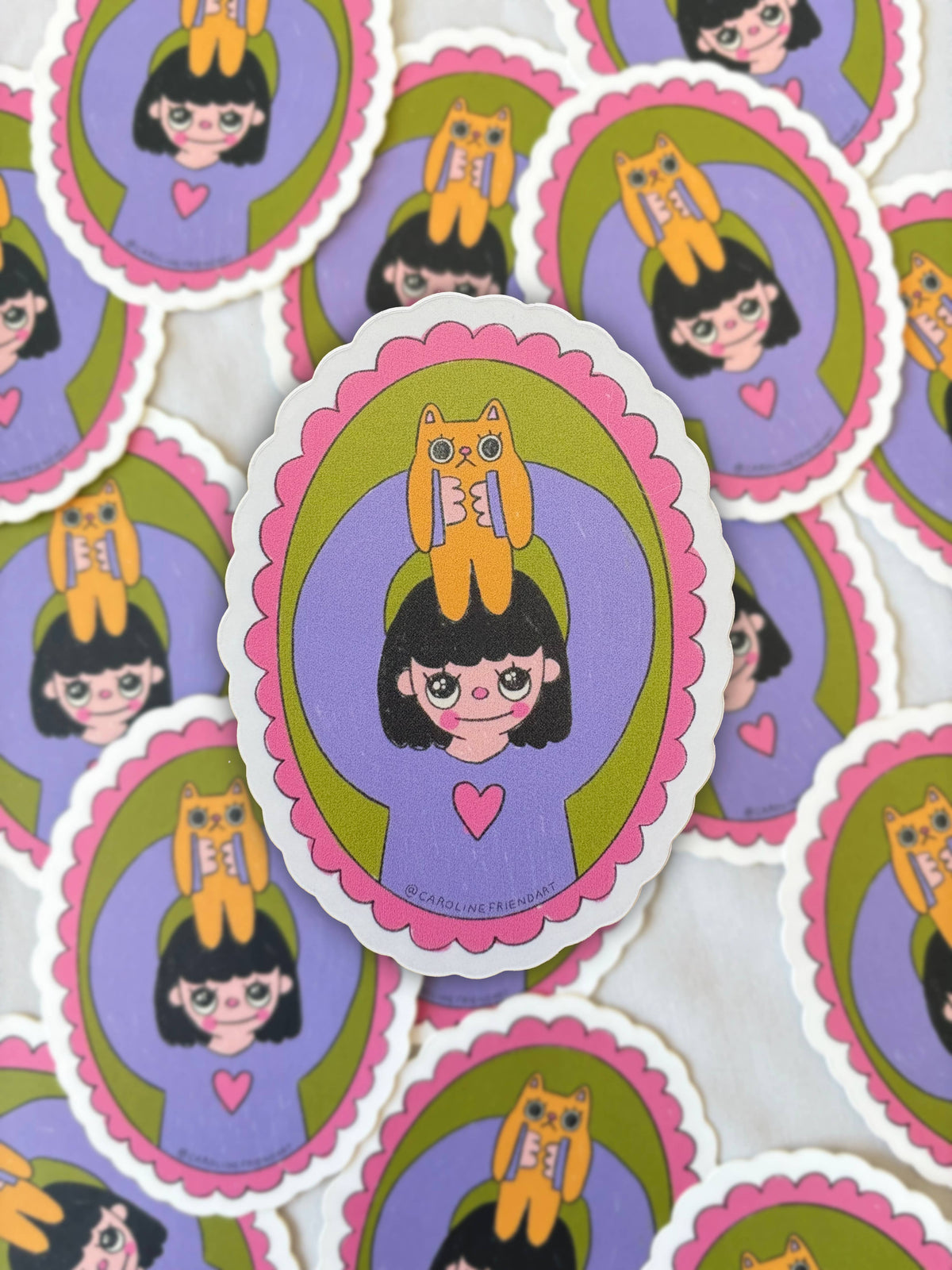 Cutest Baby in the World Sticker | Cat Vinyl Waterproof