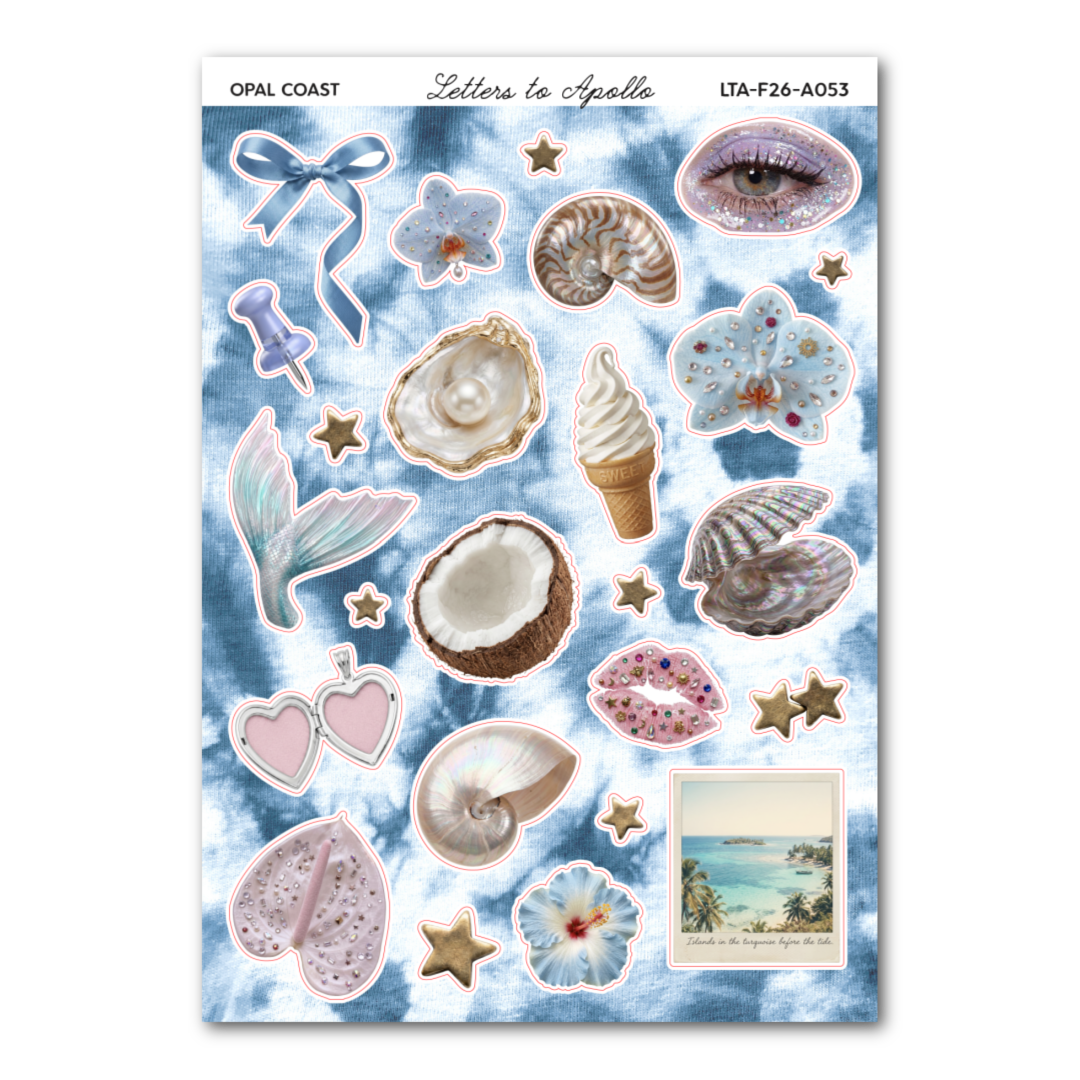 Opal Coast Sticker Sheet