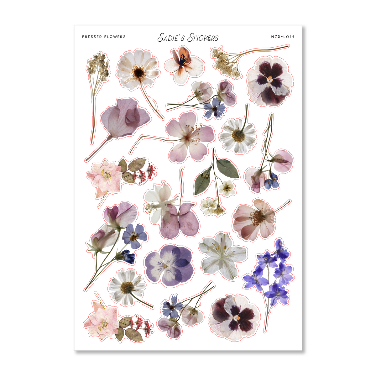 Pressed Flowers • The Spring Edit Sticker Sheet