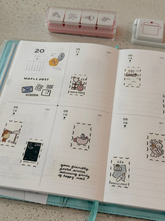 Maple Post Sticker Sheet