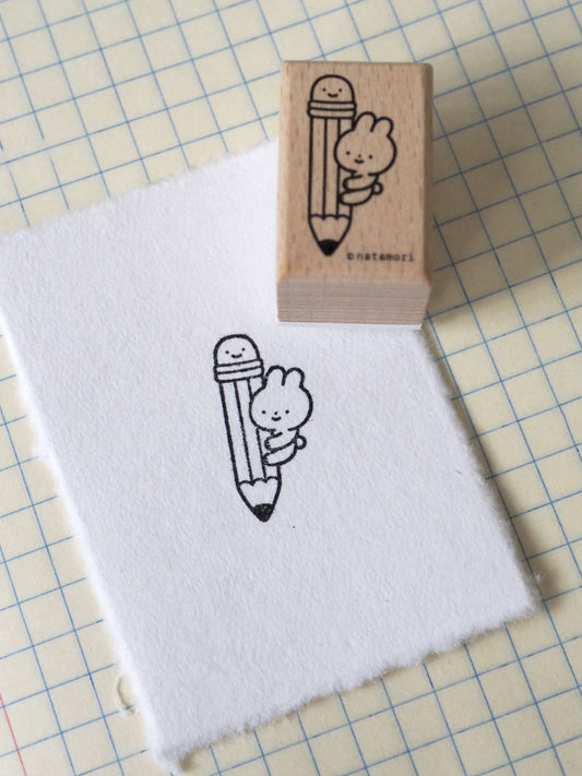 Bunny Pencil Stamp