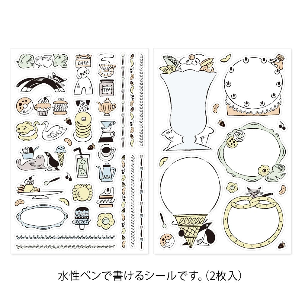 Yuru Log Sweets and Animals Sticker Sheet