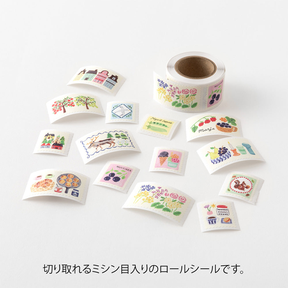 Yuru Log Stamps Sticker Roll