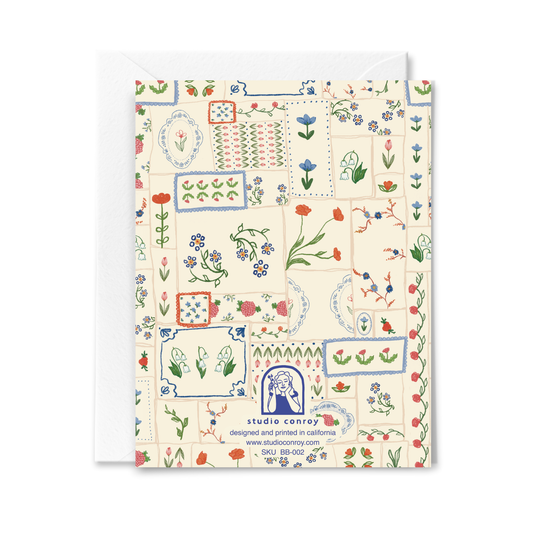 Welcome Baby Quilt Card