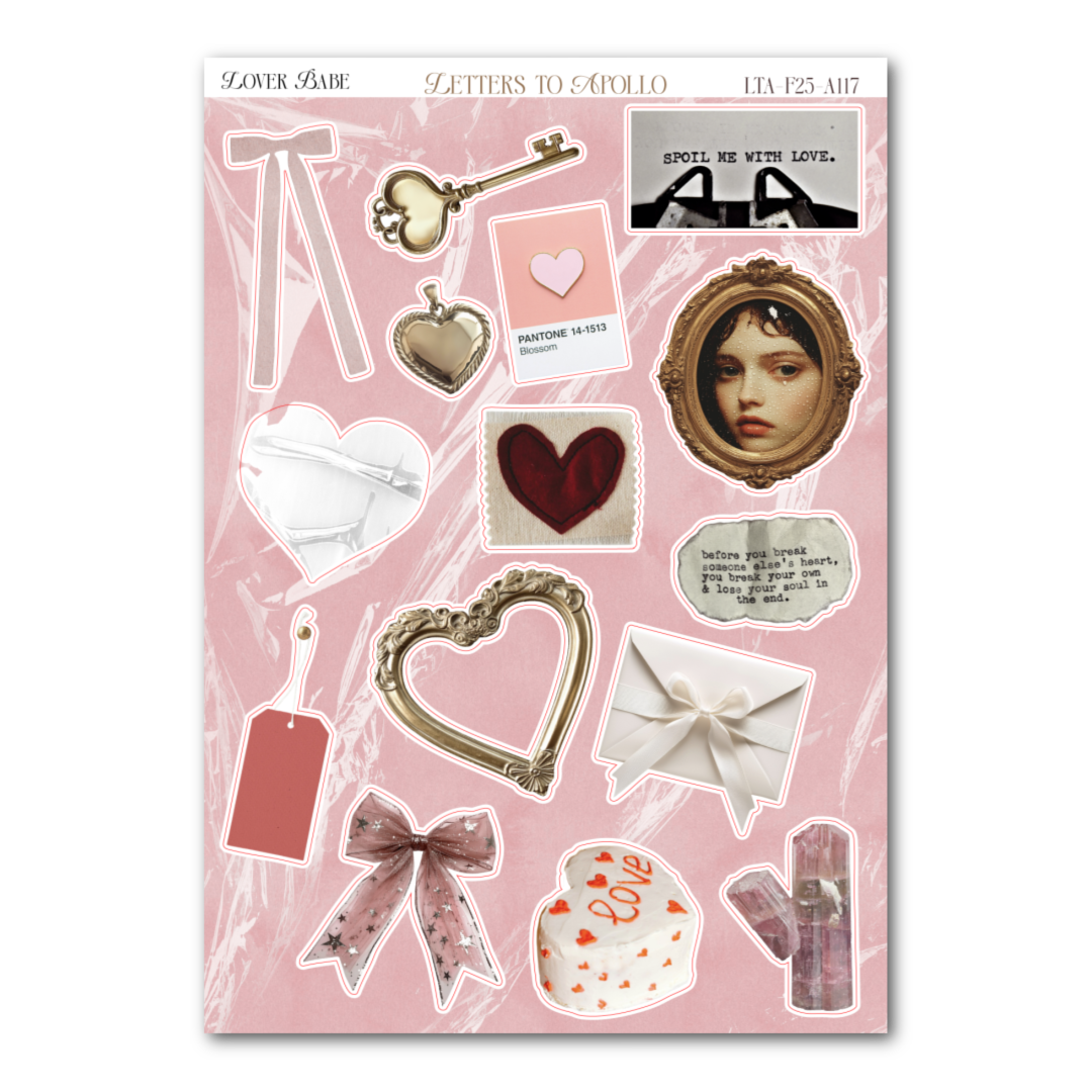 Lover Babe Sticker Sheet