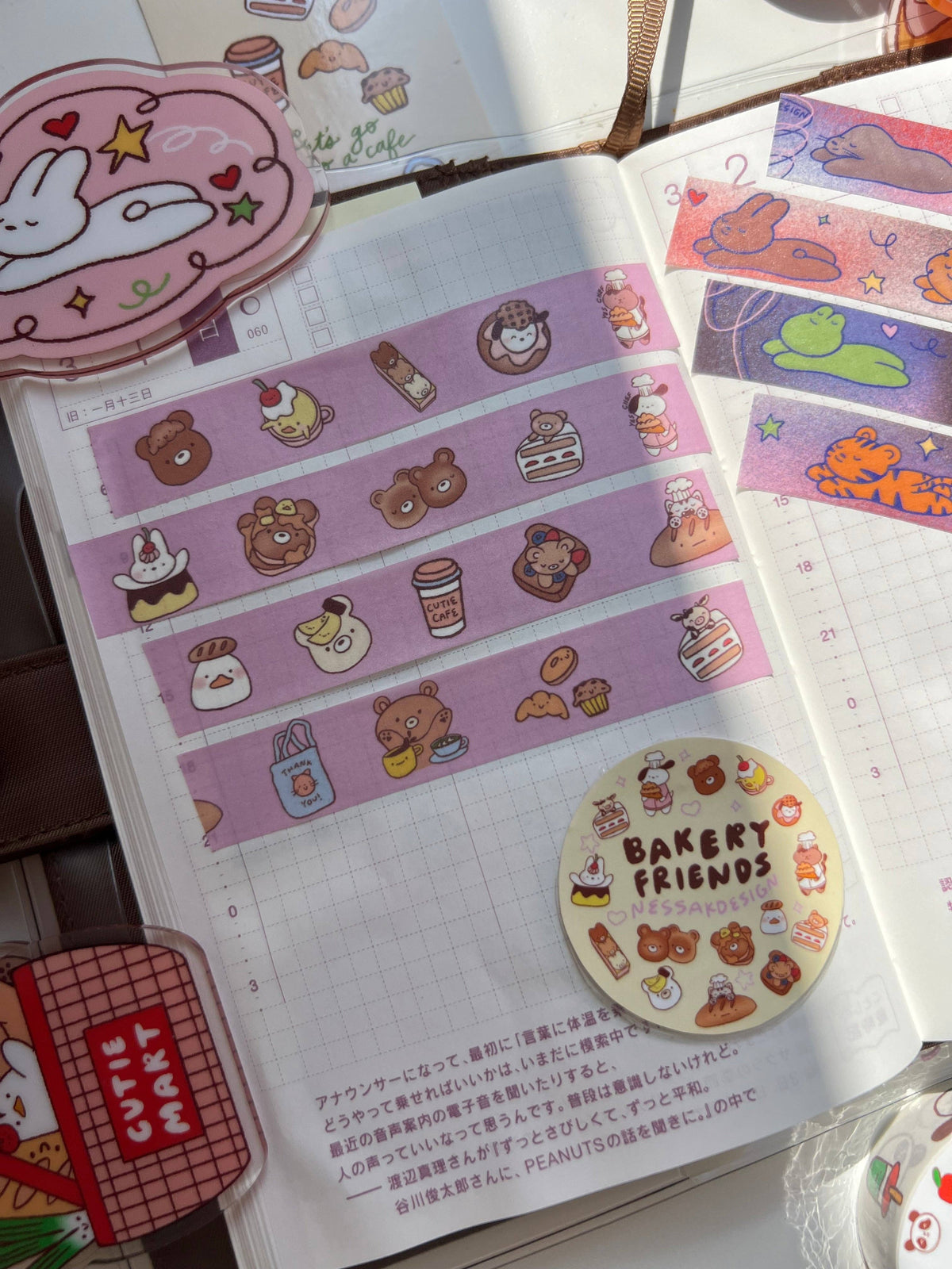 Bakery Friends Washi Tape