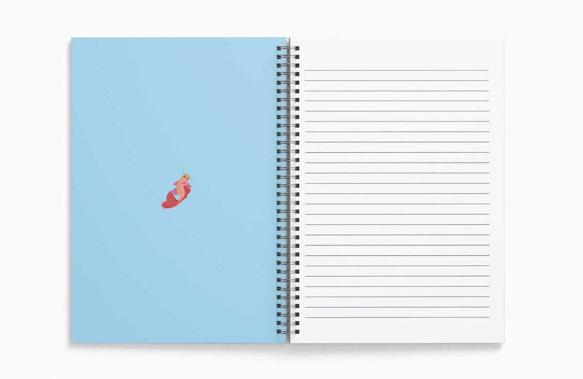 Coy Fish Lined A5 Wire-Bound Lined Notebook