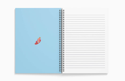Coy Fish Lined A5 Wire-Bound Lined Notebook