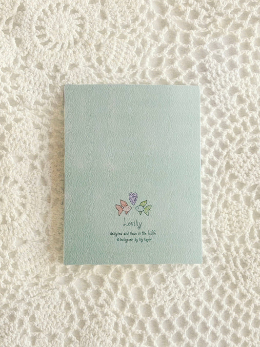Bunny Mermaid Greeting Card