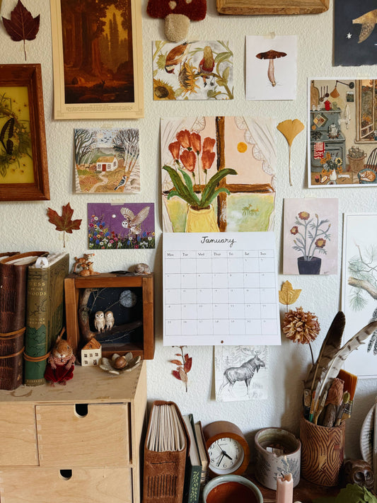 Woodland Friends 2027 Wall Calendar