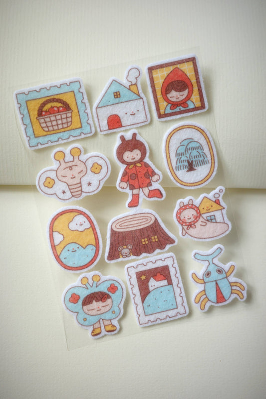 Fairy Woods Felt Sticker Sheet