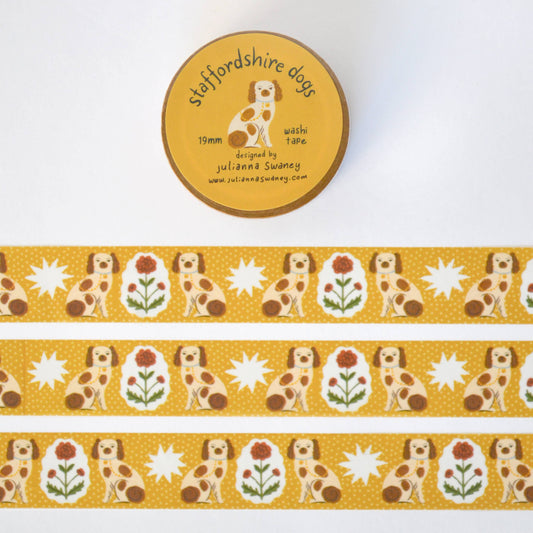 Staffordshire Spaniel Washi Tape