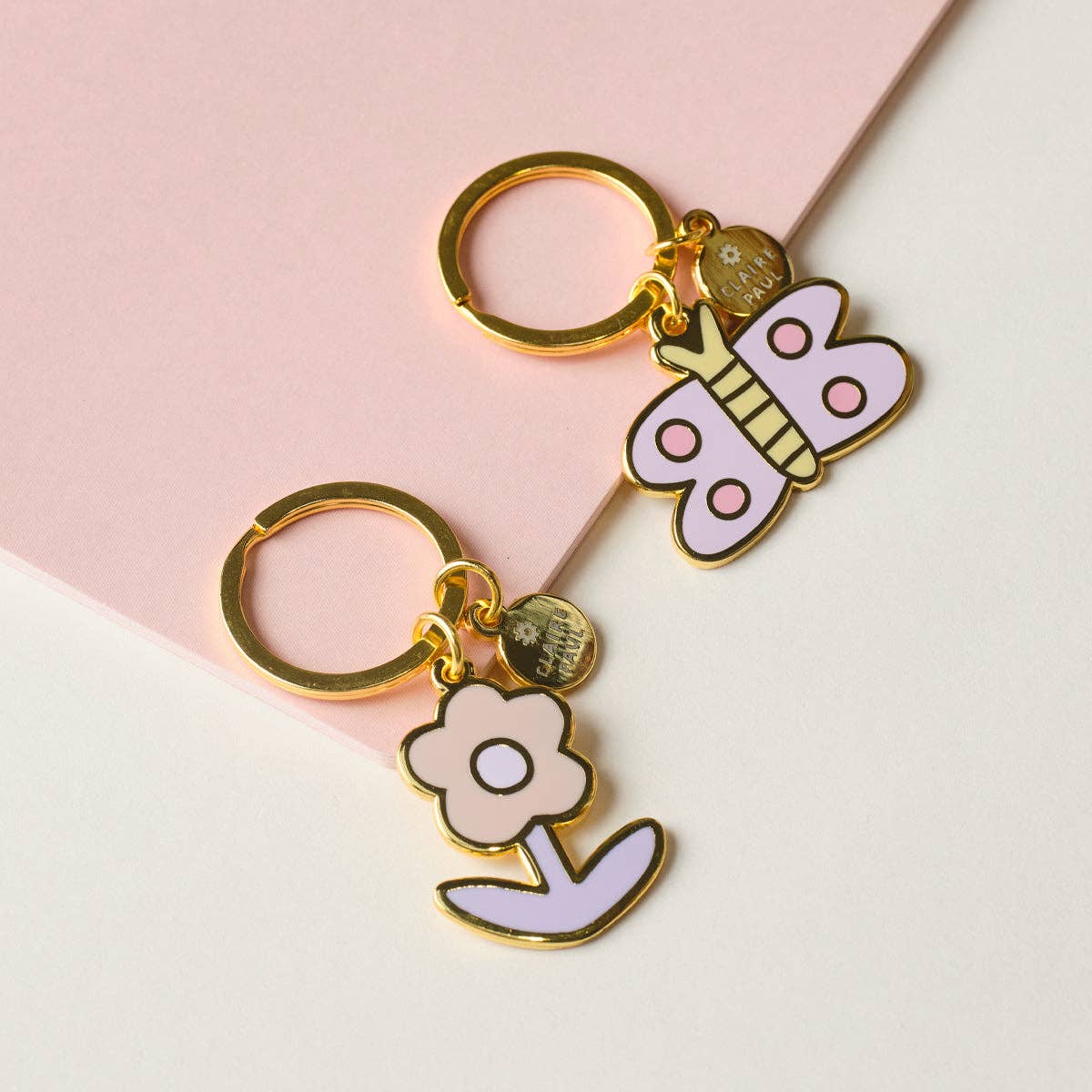 Butterfly Keyring Charm
