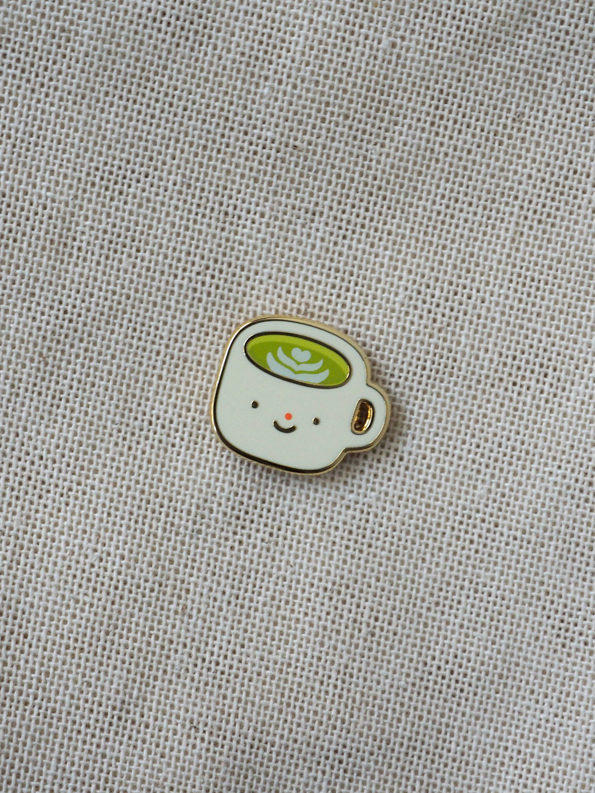 Matcha Latte Enamel Pin