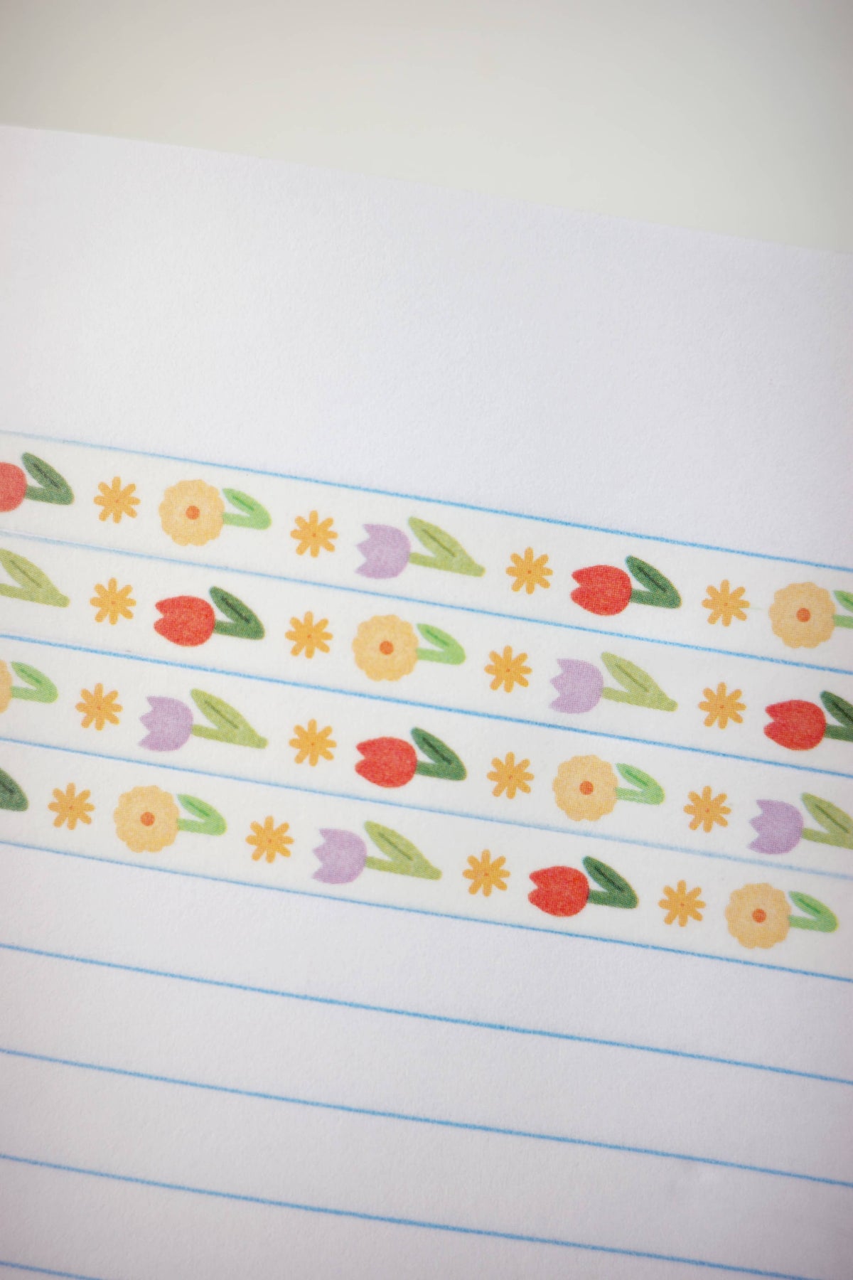 Garden Blooms Narrow Washi Tape