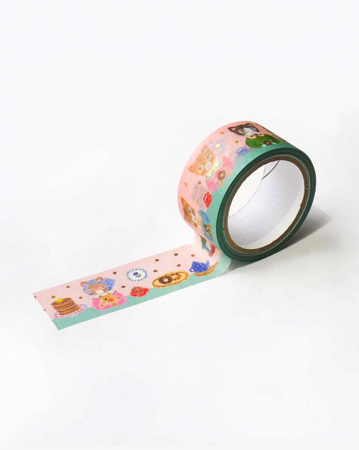 Snack Time Gold Foil Washi Tape