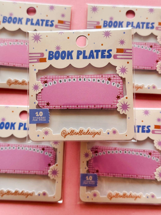 Friendship Bead Book Plate Stickers