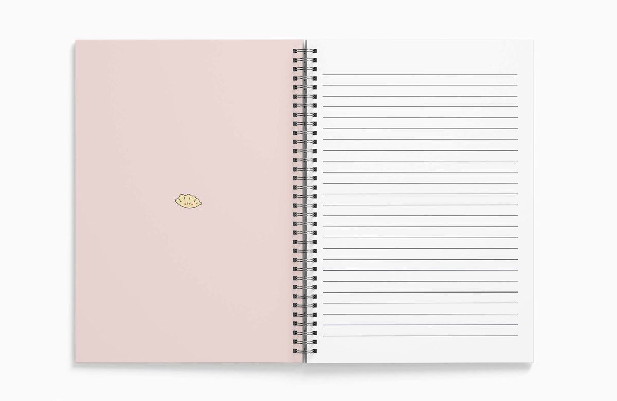 Gyoza and Soy Spiral-Bound Notebook