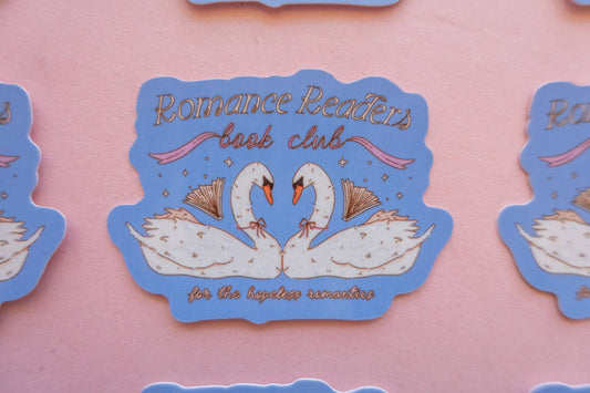 Romance Readers Club Sticker