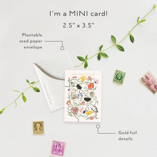 Wildly In Love Mini Card