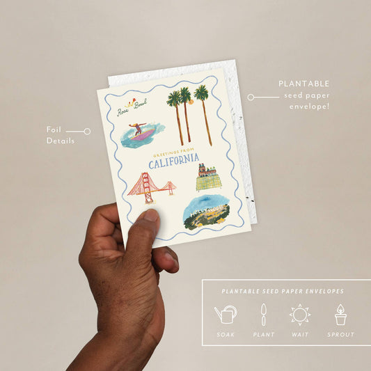 Greetings from California Card