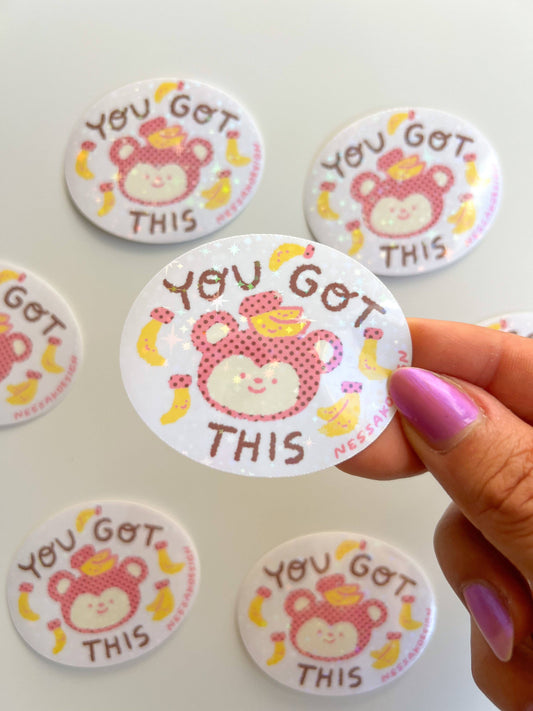 Glitter Vinyl Waterproof Stickers