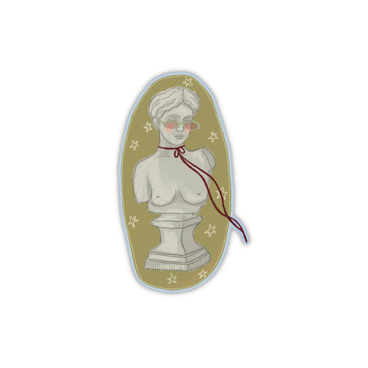 Chic Bust Die-Cut Sticker
