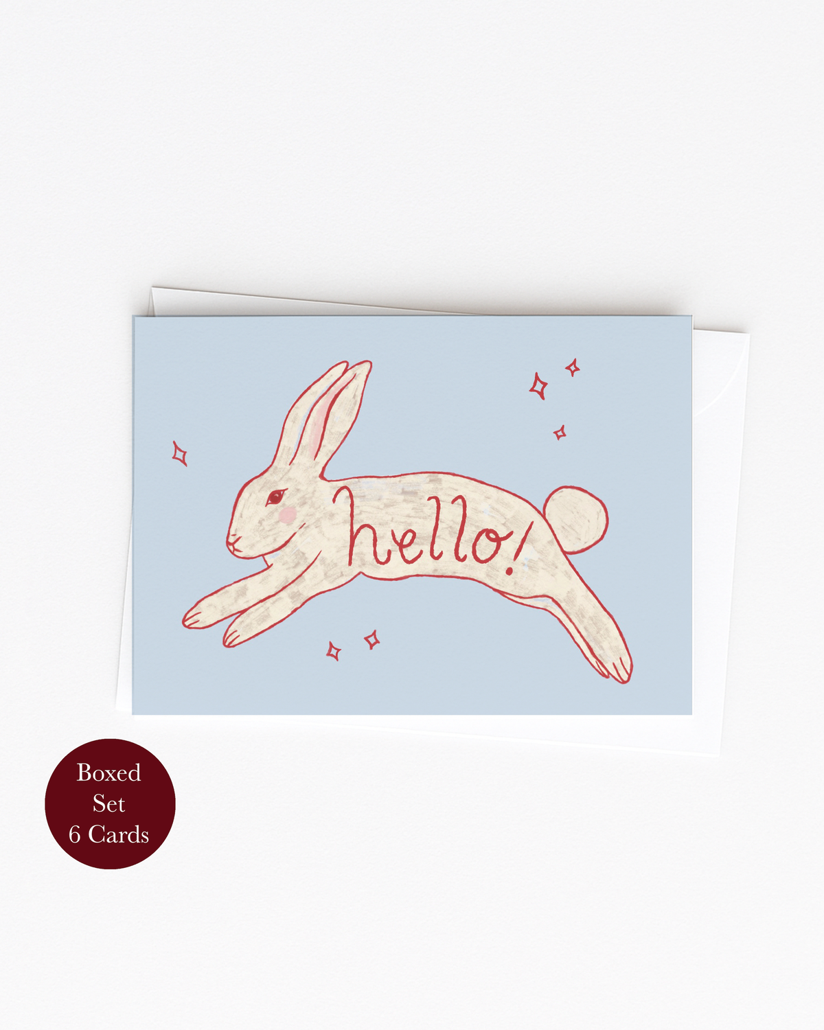 Hello Bunny Mini Card - Boxed Set of 6