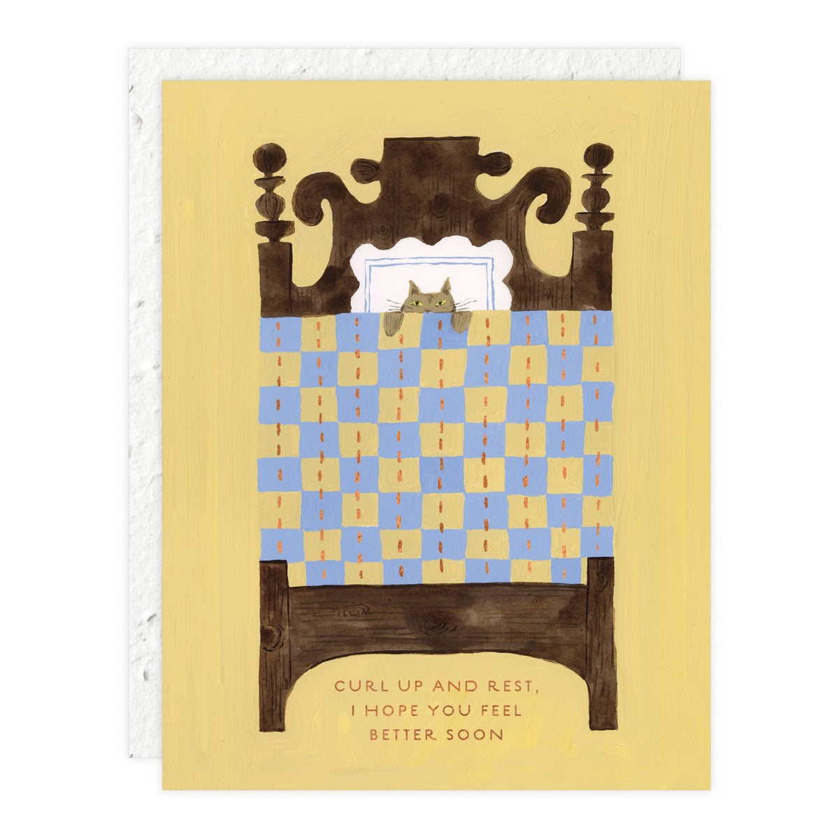 Cat Nap - Get Well Card