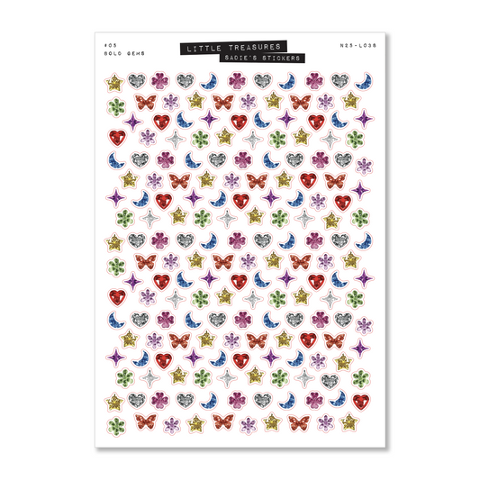 Bold Gems • Little Treasures Sticker Sheet
