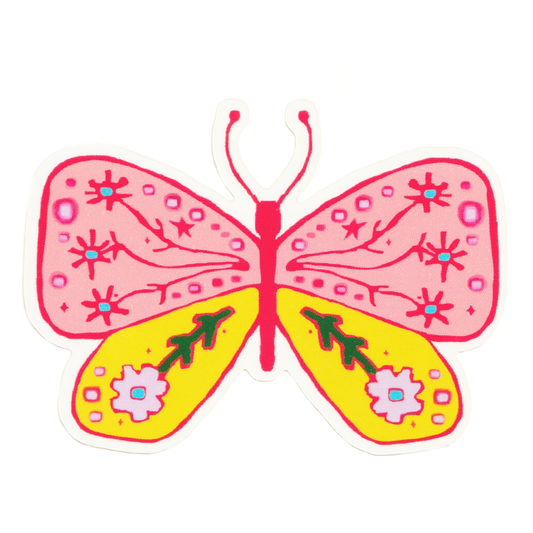 BUTT HER FLY! sticker