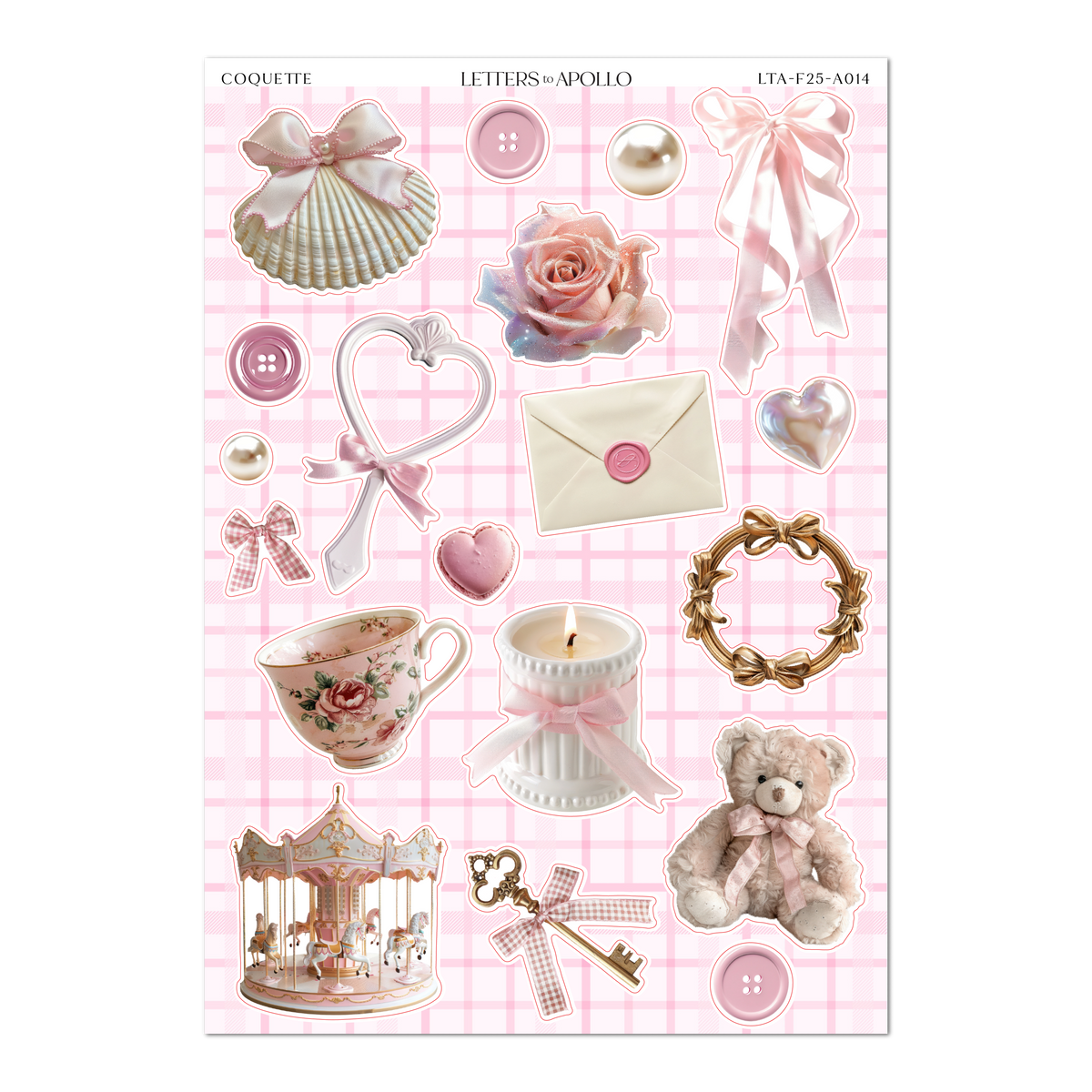Coquette Sticker Sheet