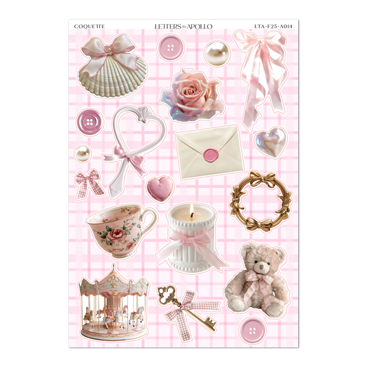 Coquette Sticker Sheet